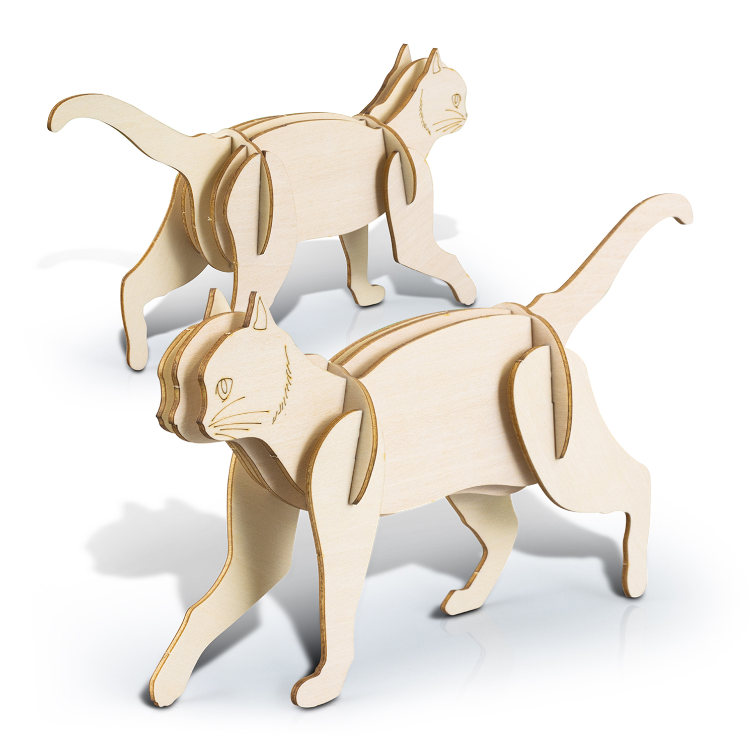 BRANDCRAFT Cat Wooden Model