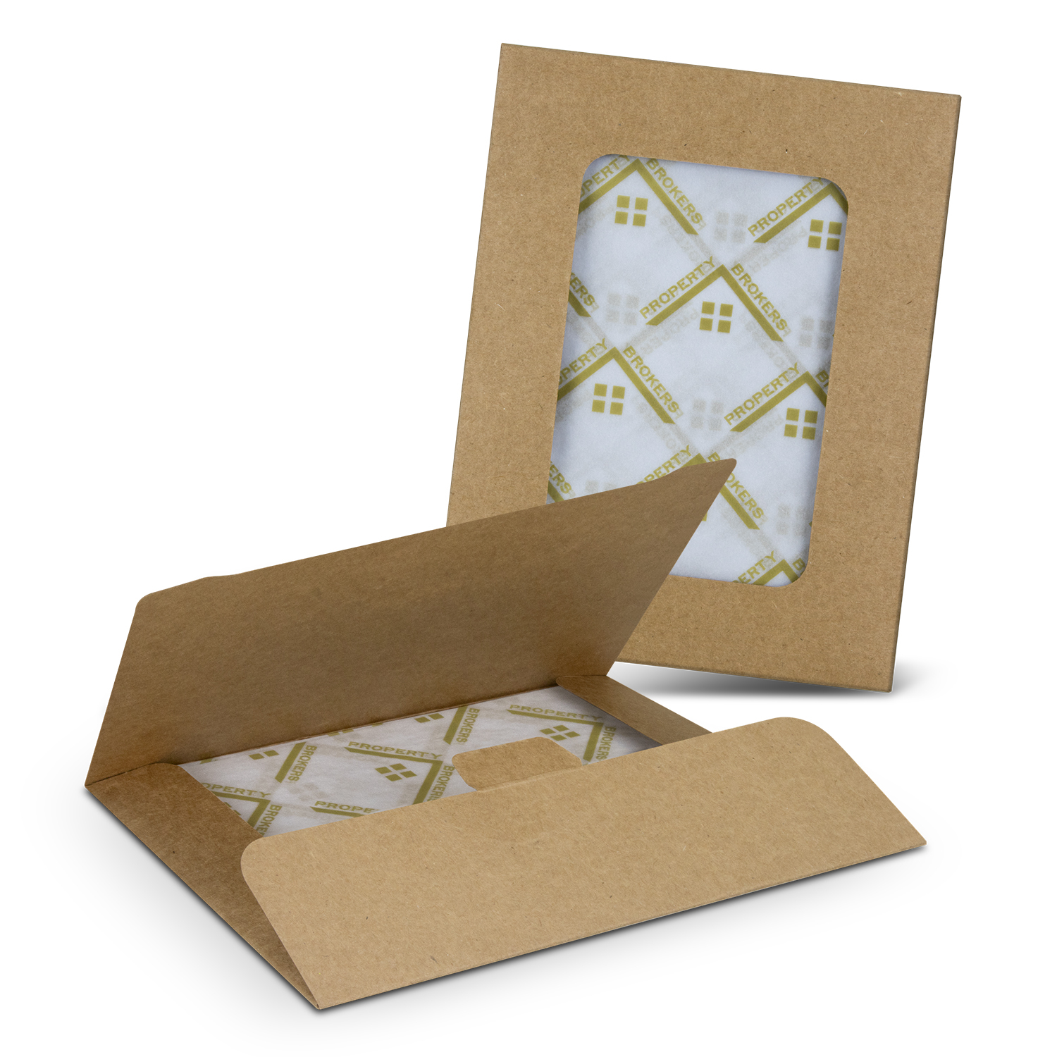 Custom Tissue Paper with Envelope - White