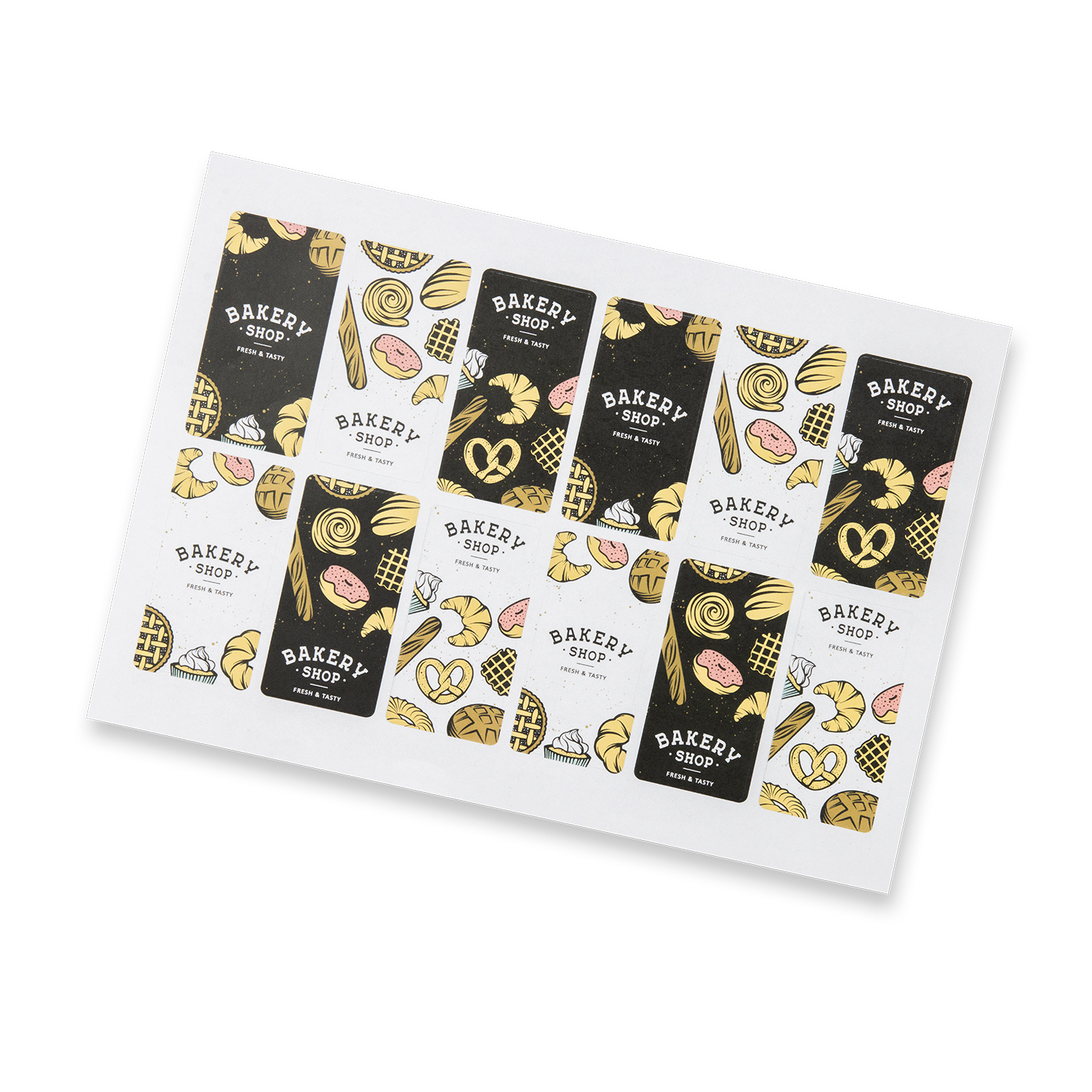 Sticker Sheet 40 x 80mm Rectangle - Matte