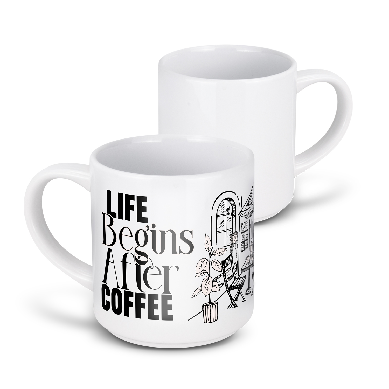 Arista Stackable Coffee Mug