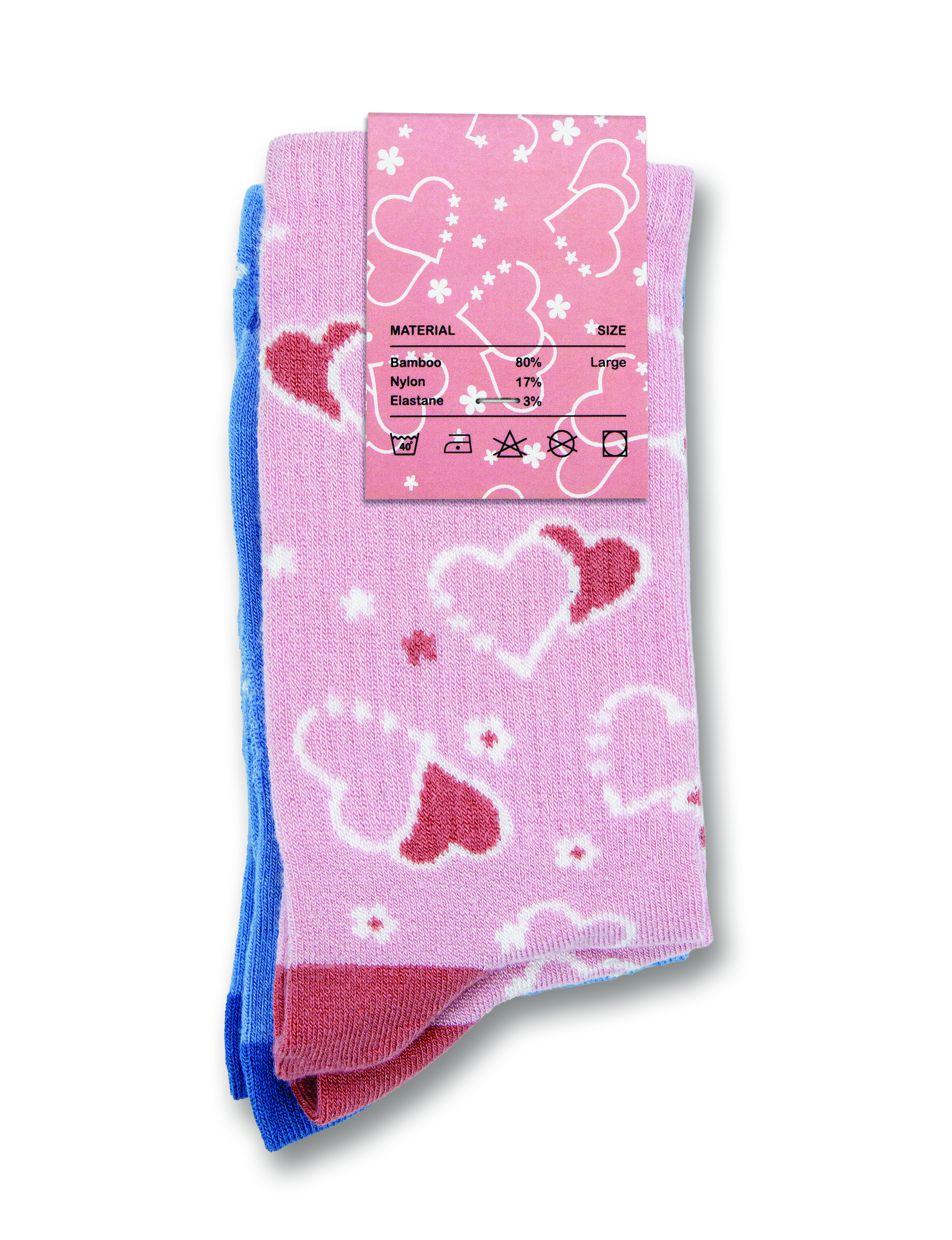 Jolly Knitted Bamboo Kids Socks - Set of 2